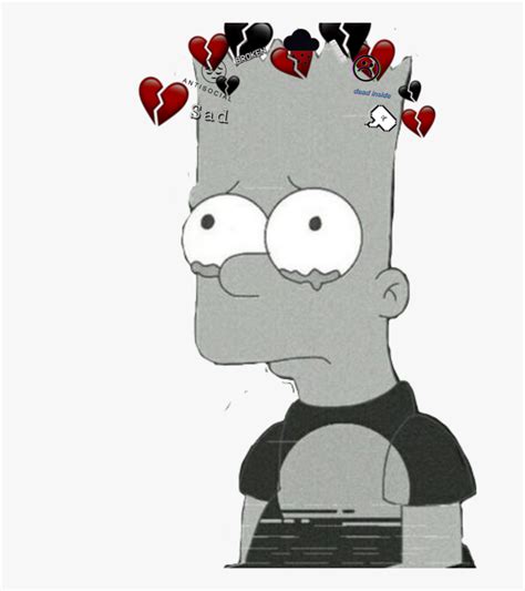 1080x1080 Sad Heart Bart Bart Simpson Sad Broken Heart 1080x1080 Page