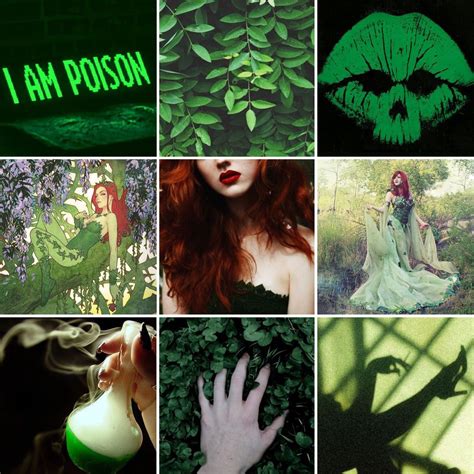 Poison Ivy Aesthetic Poison Ivy Villians Past Aesthetics Create