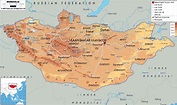 Maps of Mongolia | Detailed map of Mongolia in English | Tourist map of ...