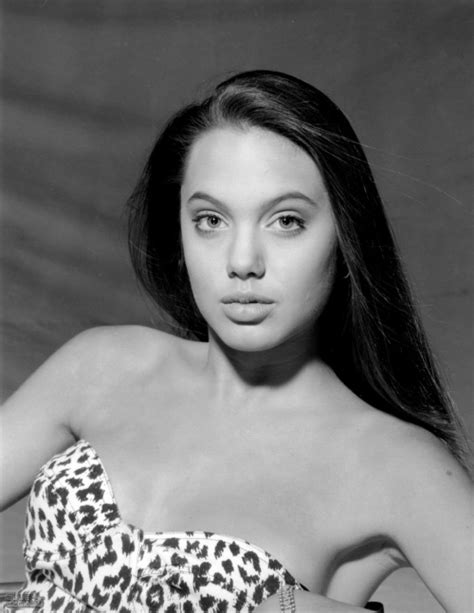 Angelina Jolie First Fotoshoot Harry Langdon