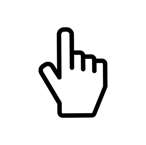 Clicking Index Finger Graphic Illustration Free Vector Rawpixel
