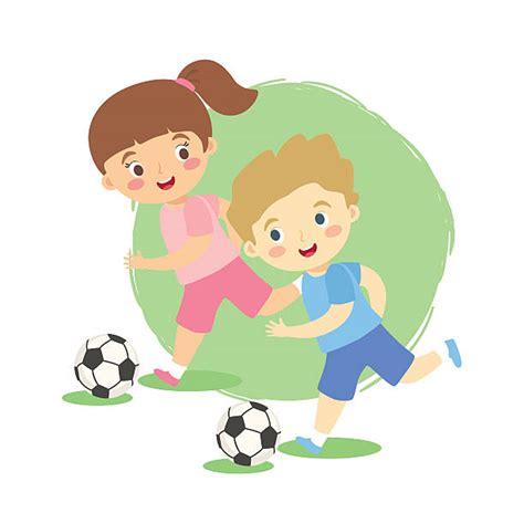 Best Kids Soccer Illustrations Royalty Free Vector Graphics And Clip