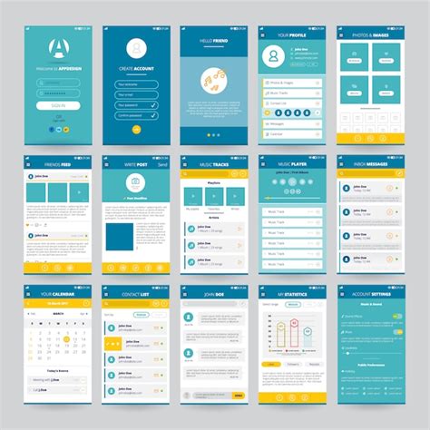 User Interface Templates Images Free Vectors Stock Photos And Psd