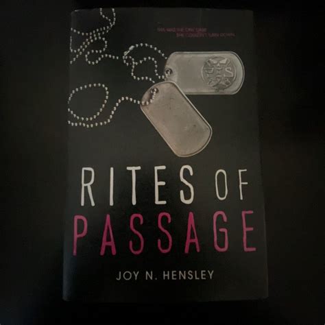 Rites Of Passage By Joy N Hensley Hardcover Pangobooks