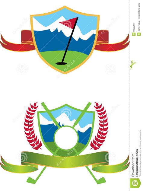 Golf Logos Royalty Free Stock Photos Image 9363208