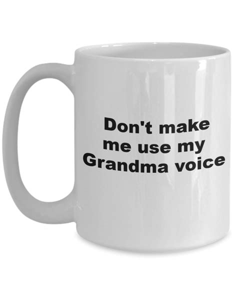 Funny Grandma Coffee Mug Tea Cup For Grandmother Etsy Uk