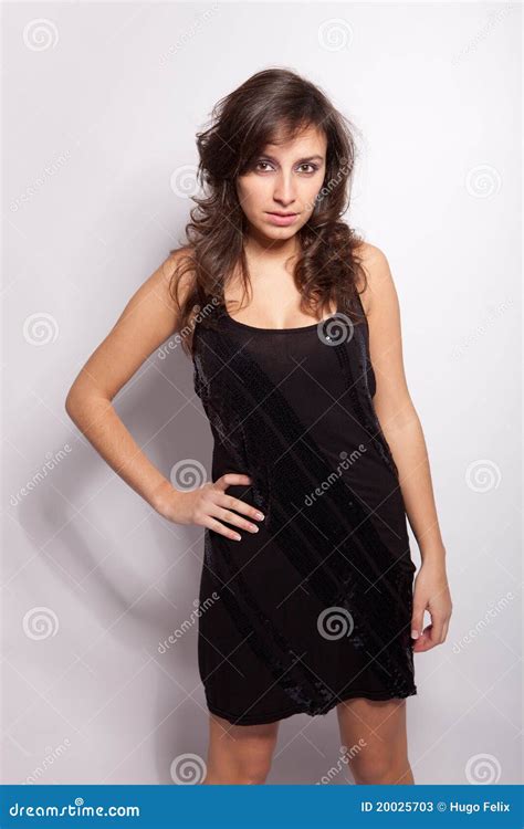 Young And Beautiful Woman Posing Stock Image Image Of Dress Adult