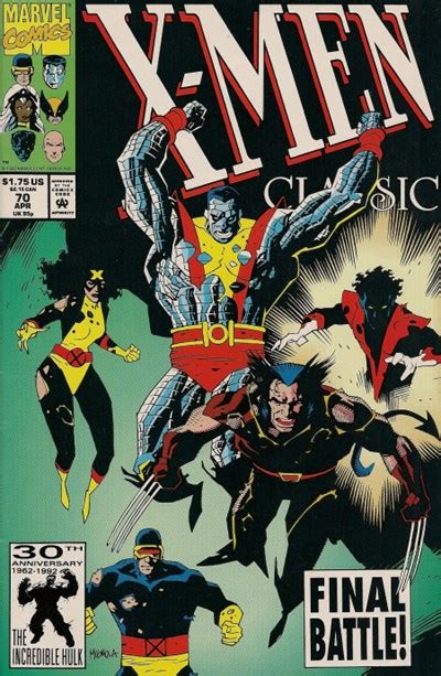 X Men Classic 70 Values And Pricing Marvel Comics The Comic Price
