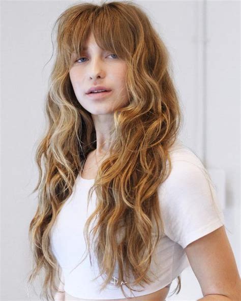 50 trendiest long shag haircuts for the ultimate textured look long hair with bangs long