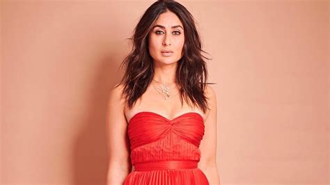 Kareena Kapoor Khan Steps Out In A Red Bustier And Skirt Set Vogue India
