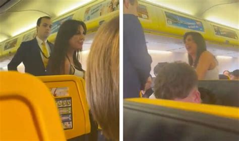 Ryanair Passenger Sparks Chaos And She Screams F You At Flight Attendant Uk