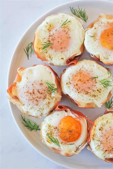 Prosciutto Egg Cups Recipe Whole30 Paleo Keto Finished With Salt