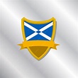 Ilustración de la plantilla de la bandera de escocia | Vector Premium