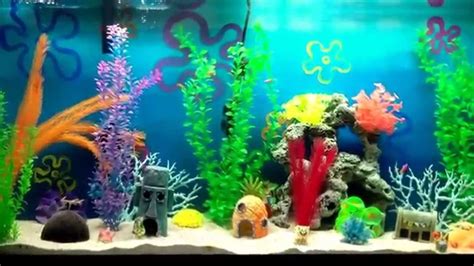 The Best Spongebob Aquarium Spongebob Fish Tank Fish Tank Themes