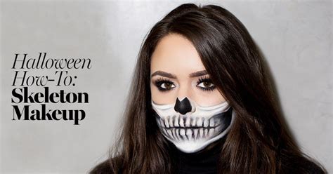 Half Skeleton Makeup Is Trending For Halloween And Its Scary Good