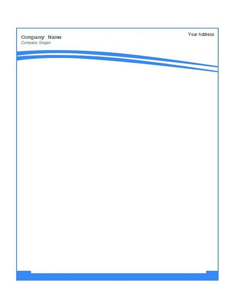 Free Personal Letterhead Templates Word