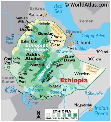 Ethiopia Maps And Facts World Atlas