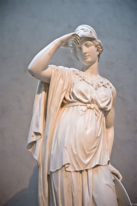 The Goddess Athena Sculpture At The Getty Center Los Angeles Usa In Greek Mythology Athena