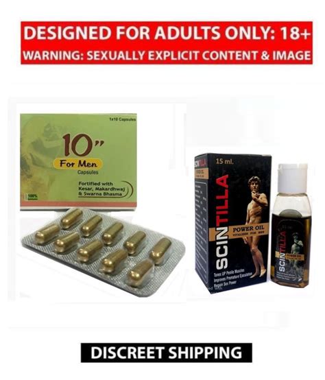 Ayurveda Cure For Men Penis Enlargement Capsule X No S Scintilla Oil Ml Combo