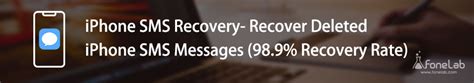 Sms Recovery Recover Deleted Iphone Messages 989 Recovery Rate