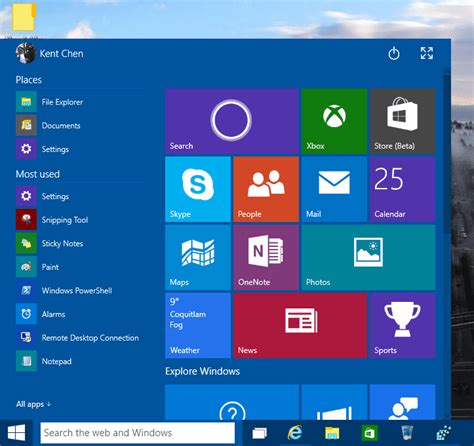 Bring Back The Resizable Start Menu In Windows 10 Build 9926