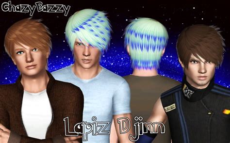 Lapiz Djinn Hairstyle Retextured By Chazy Bazzy Sims 3 Hairs