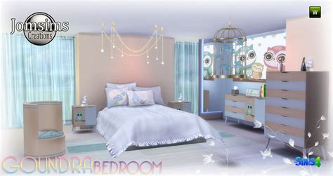 Sims 4 Ccs The Best Goundra Bedroom By Jomsims
