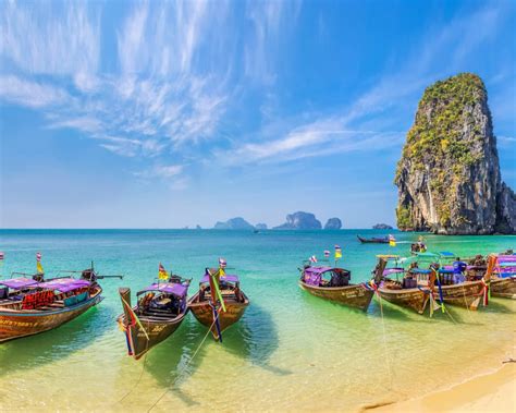 Thailand Country In Asia The Exotic Island Of Phuket Beach