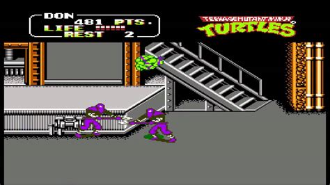 Tmnt Ii Arcade Game Nes Lets Play Youtube