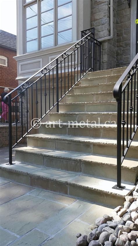 Exterior Railings And Handrails For Stairs Porches Decks