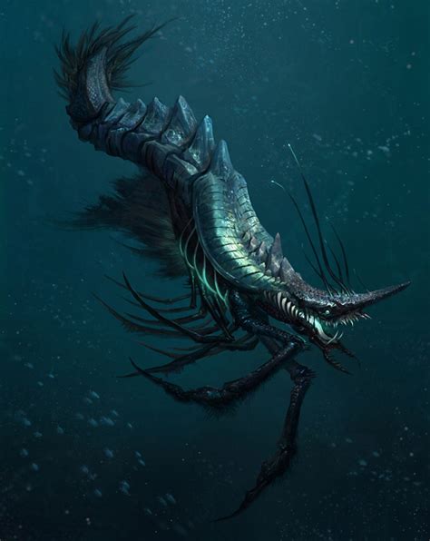 Alien Sea Creature By Yefumm On Deviantart Monster Art Monster