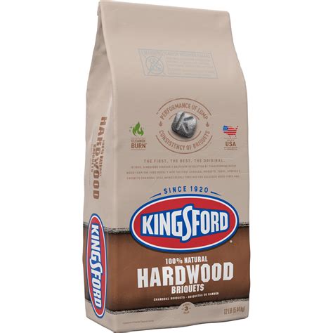 Kingsford 100 Natural Hardwood Charcoal Briquets 12 Pounds Walmart