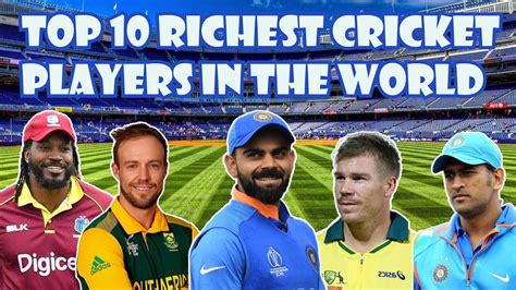 Richest Cricketers In The World Top Cricketers Highest Paid Cricketers Top N Best Youtube