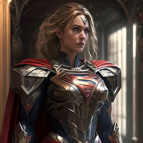 Armored Supergirl By Nostalgicsuperfan On Deviantart