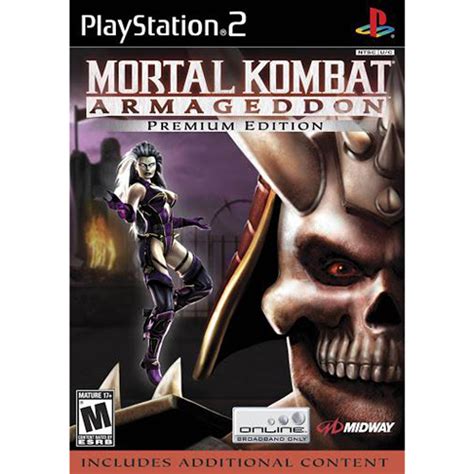 Mortal Kombat Armageddon Premium Edition Steelbook Ps2 Game For Sale
