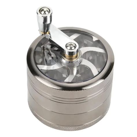 4 layer aluminum tobacco herb grinder spice herbal alloy smoke grinders metal crusher in tobacco