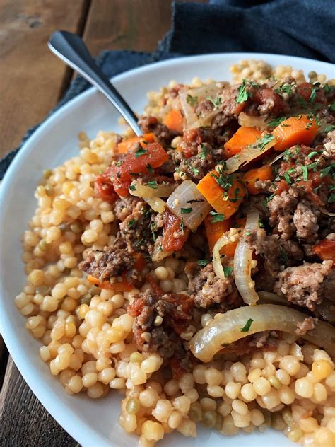 Simple Ground Beef Couscous Gradual Perfection Recipe Recipes
