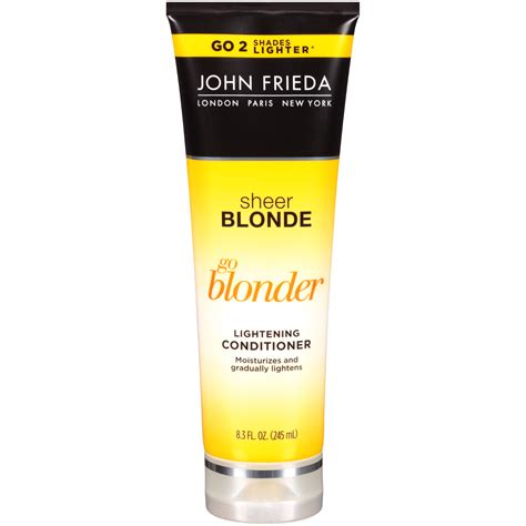 John Frieda Sheer Blonde Go Blonder Lightening Conditioner 83 Fl Oz Tube Beauty Hair Care
