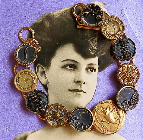 1800s Antique Victorian Button Bracelet Jewelry Jeweller Flickr