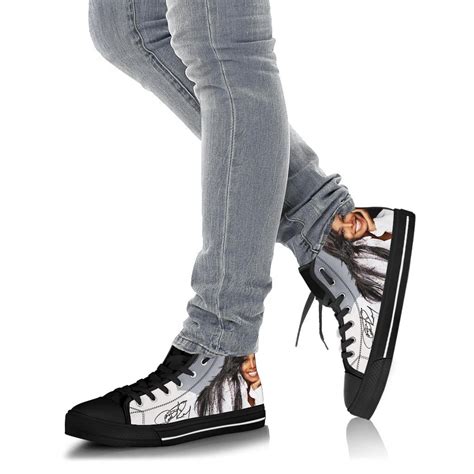 Janet Jackson High Top Shoes Uscoolprint
