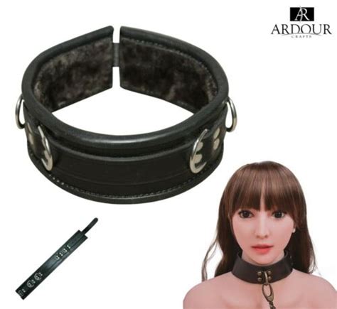 Bdsm Sex Neck Collar Restraint Fur Lining Collar With D Ring Head Harness Bdsm Ebay