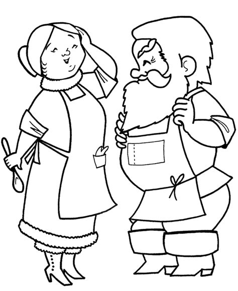 Mr & mrs santa claus. Mrs Claus Coloring Pages - GetColoringPages.com