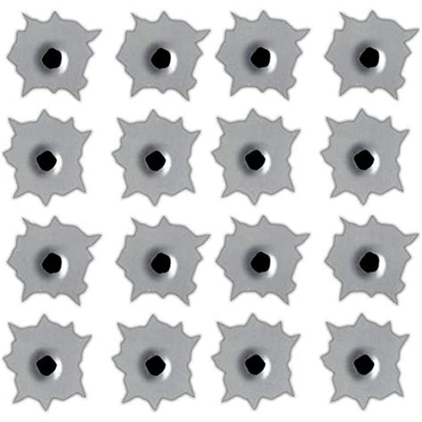 Bullet Holes Stickers Decal Funny Lifelike Automotive Tattoo Hood Front