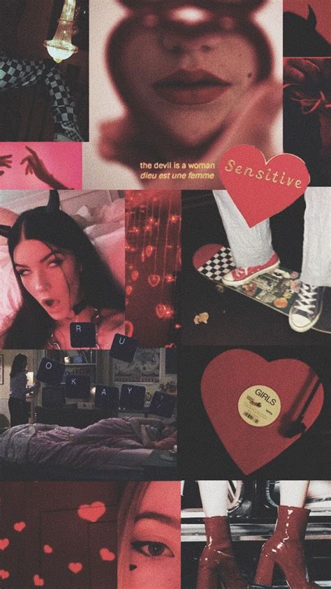 750 x 1059 jpeg 123kb. black and red edgy skater e-girl aesthetic iphone ...