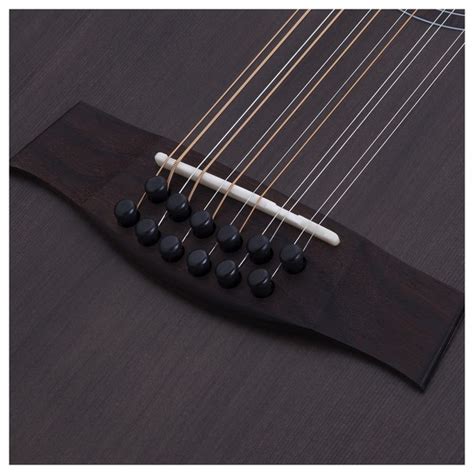 Schecter Orleans Studio 12 String Acoustic Guitar See Thru Black At
