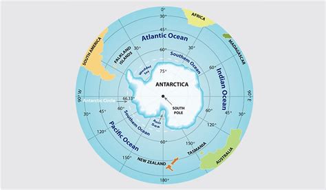 Southern Hemisphere Map