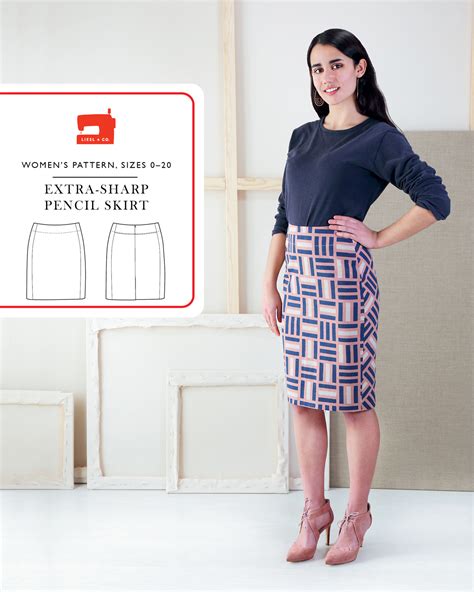 introducing the liesl co extra sharp pencil skirt sewing pattern blog oliver s