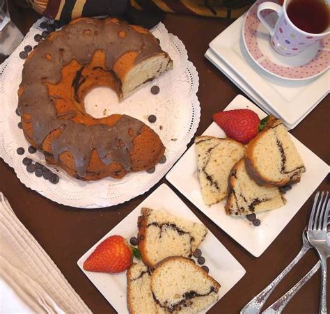 High Altitude Baking Mocha Marbled Bundt Cake With Glaze