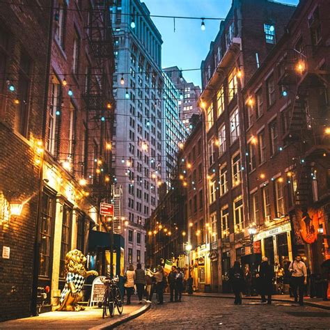 Stone Street In The Financial District New York City By Vivienne Gucwa