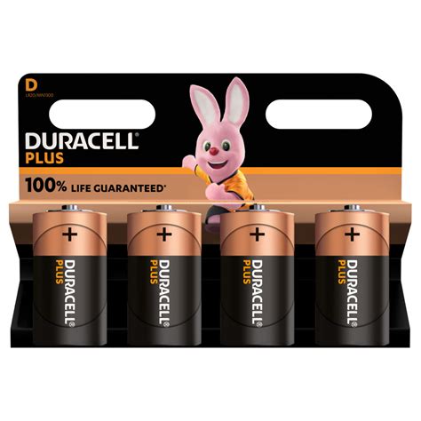 D Batteries Duracell Plus Alkaline Batteries